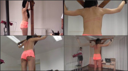 The spanking machine - Donna bare back whip 2112