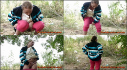 Fat Girl Pissing In An Abandoned Place