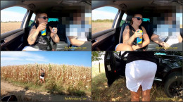 Pee In A Corn Field And Wet Her Skirt