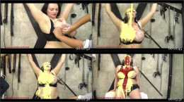 Simone Stephens huge tits covered in gunge