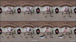 Sensual Lauretta and Lily take off each other’s clothes and stockings