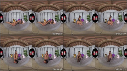 Wonderfully gorgeous Katia Casadei in black lace lingerie shows off her sexy feet