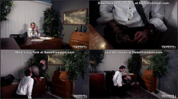 Emasculated Boss Eats Madeline Marlowe’s Ass and Pussy