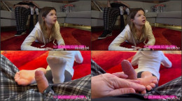 lauras accidental footjob dreamgirls in socks