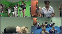 These mature women love to exercise even naked HD