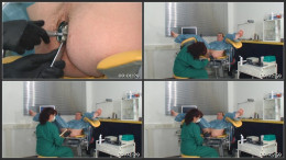 Kinky anal exam with ultrasound