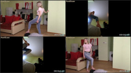 Tall White Teen Dominates Her Foot